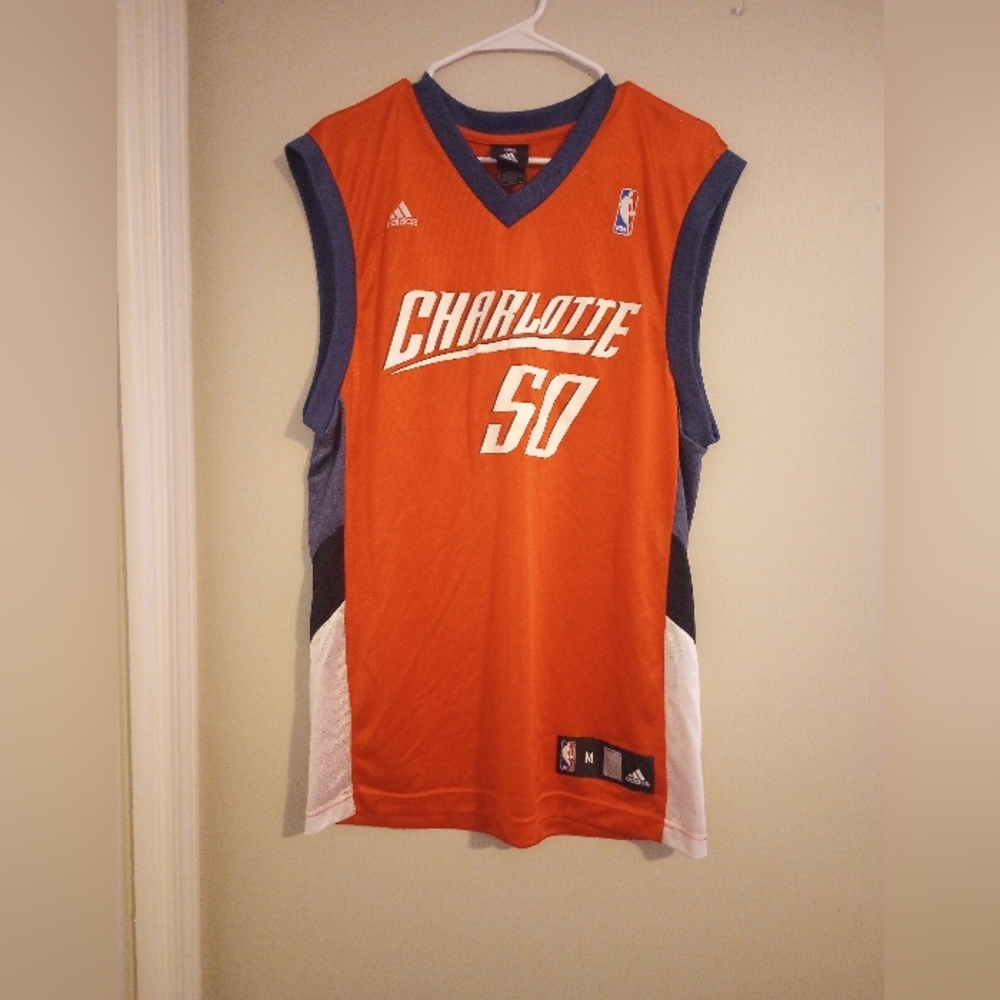 NBA Adidas Charlotte Bobcats Vintage Emeka Okafor Jersey #50